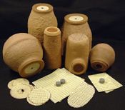 CerraFlex refractory-coated silica-mesh foundry filter