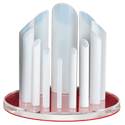 Fluoropolymer pipe