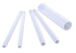 Fluoropolymer tubing and pipe